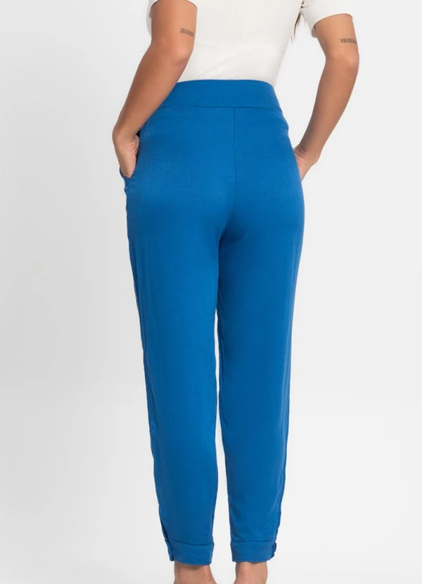 Endless - Calça em Viscose Feminina Azul 2