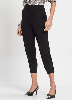 Endless - Calça em Viscose Feminina Preto - ENDLESS