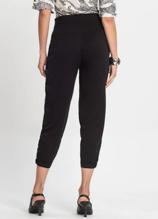 Endless - Calça em Viscose Feminina Preto 2