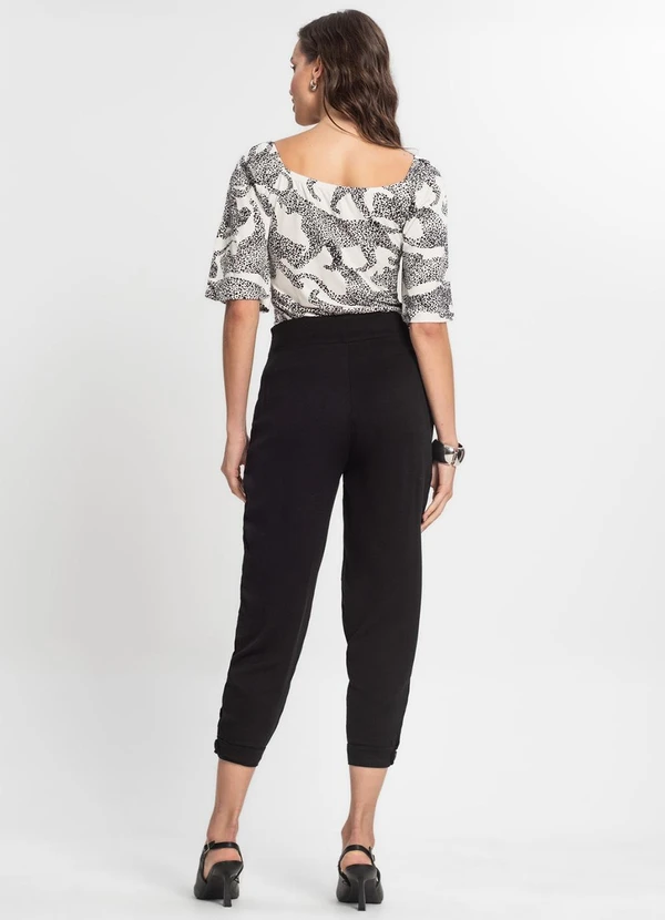 Endless - Calça em Viscose Feminina Preto 4