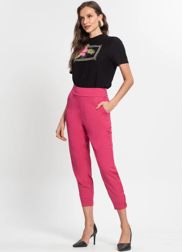 Endless - Calça em Viscose Feminina Rosa 5