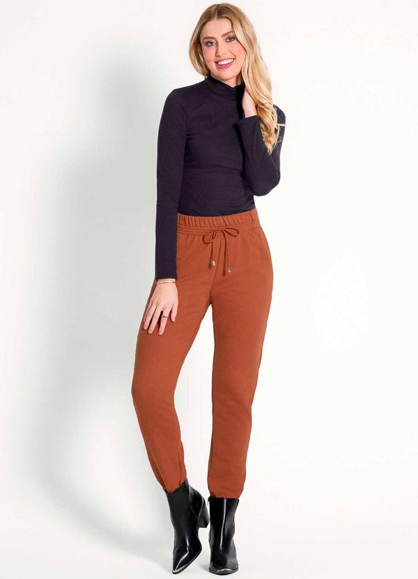 Habana - Calça Feminina Adulta Casual Marrom 2