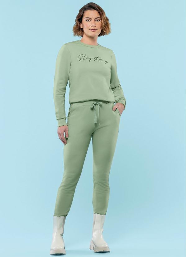 Marialícia - Calça Feminina Adulto Verde 2