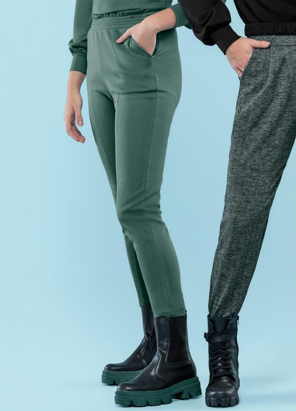 Marialícia - Calça Feminina Adulto Verde