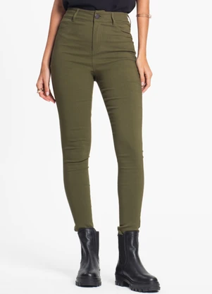 Endless - Calça Feminina Bengaline Verde - ENDLESS