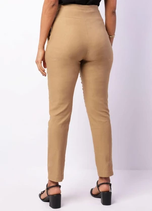 Torra - Calça Feminina Clochard Bengaline Bege - TORRA