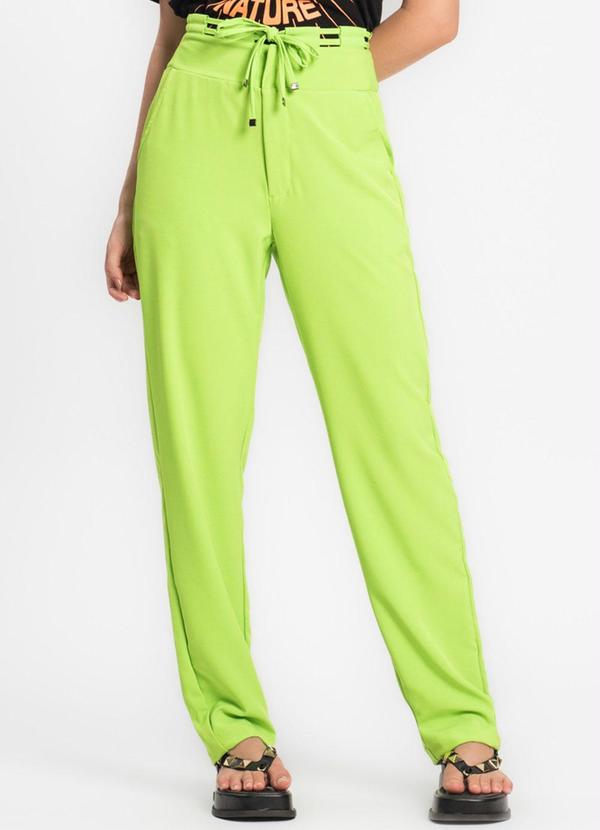Endless - Calça Feminina em Crepe Verde