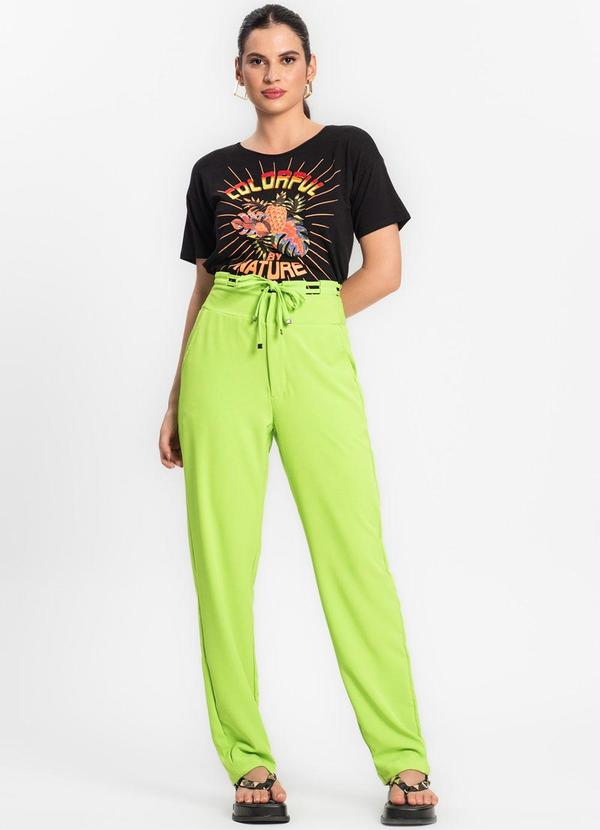 Endless - Calça Feminina em Crepe Verde 3