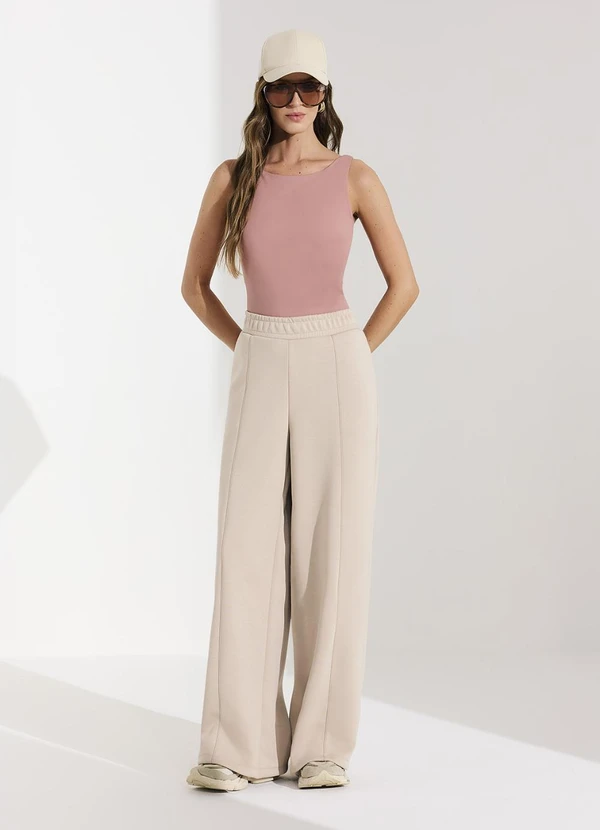 Veev - Calça Feminina em Malha Neomotion Bege