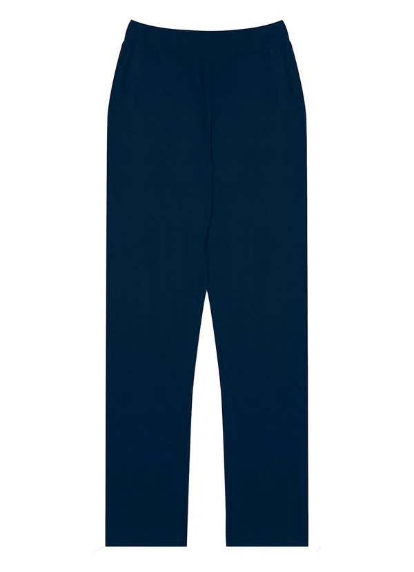 Rovitex - Calça Feminina em Molecotton Azul