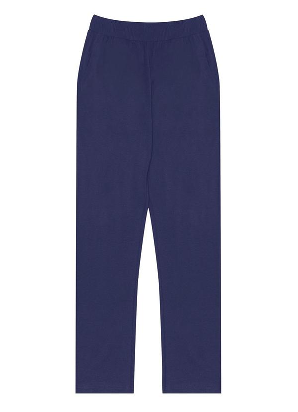 Rovitex - Calça Feminina em Molecotton Azul 6