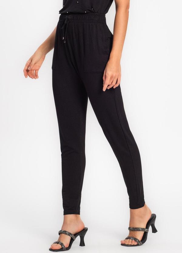 Rovitex - Calça Feminina em Molecotton Preto