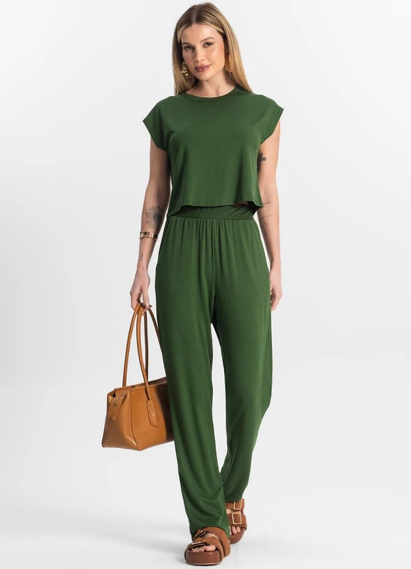 Rovitex - Calça Feminina em Molecotton Verde 3