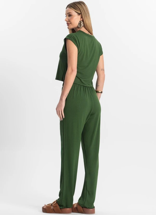 Rovitex - Calça Feminina em Molecotton Verde 4