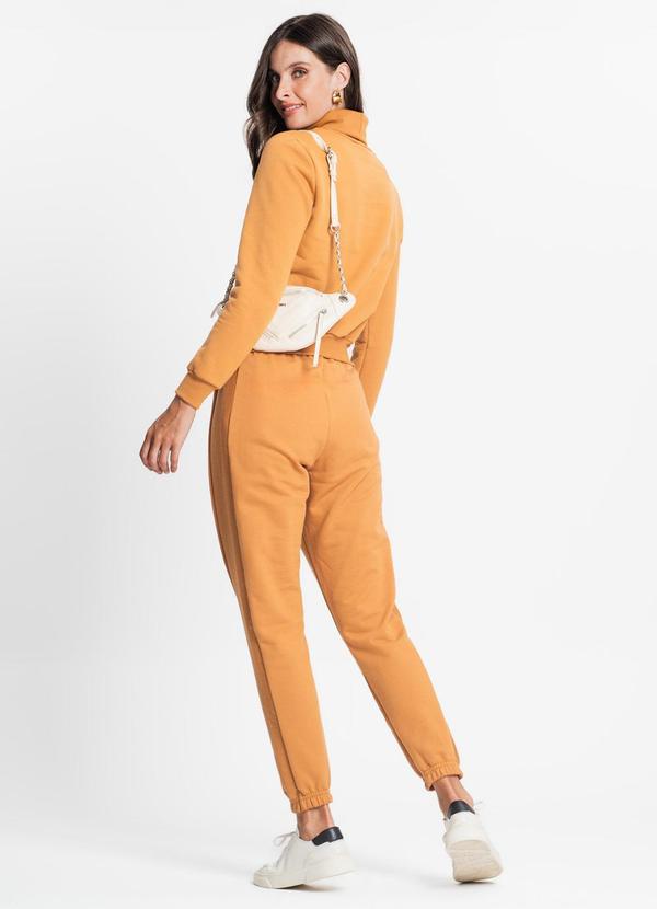 Rovitex - Calça Feminina em Moletinho Marrom 4