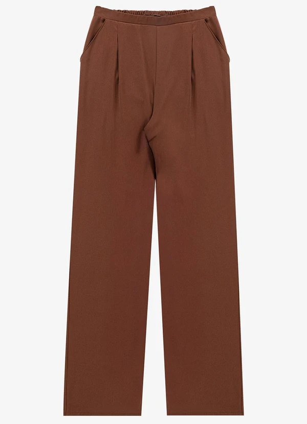 Rovitex - Calça Feminina em Moletom Rovitex Marrom