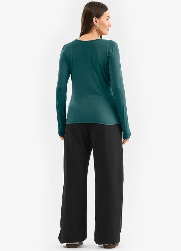 Rovitex - Calça Feminina em Moletom Rovitex Preto 4