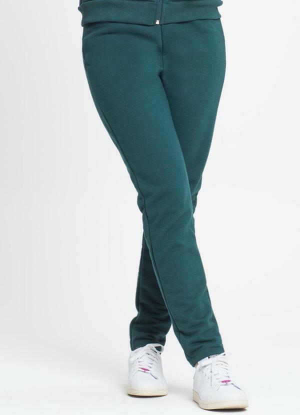 Rovitex - Calça Feminina em Moletom Verde