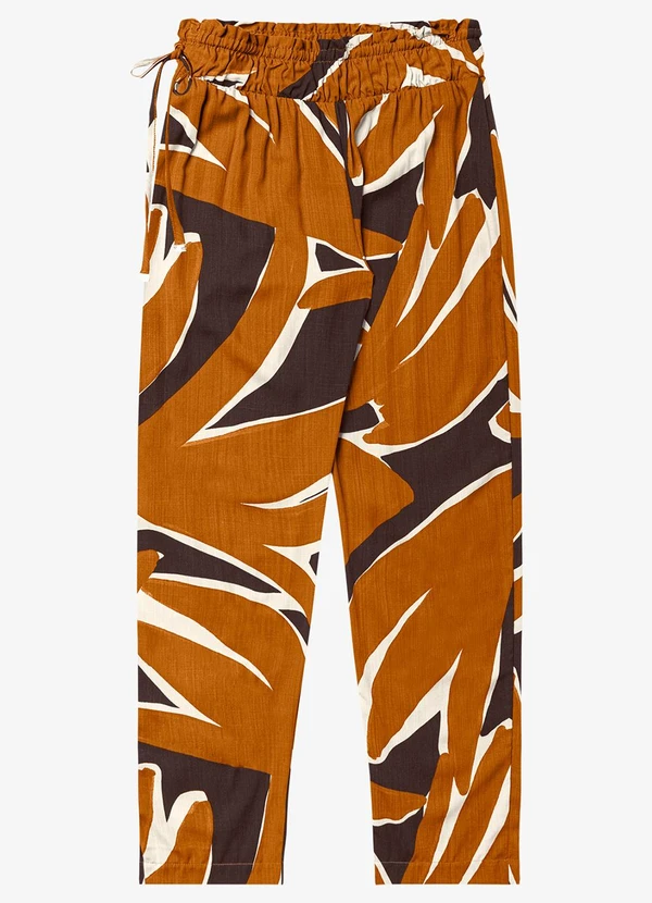 Endless - Calça Feminina Estampada Marrom 3