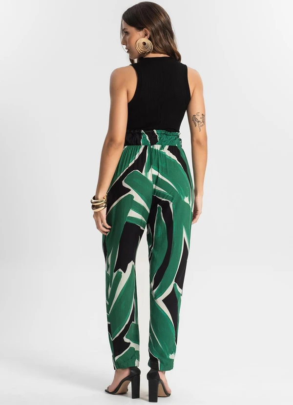 Endless - Calça Feminina Estampada Preto 4