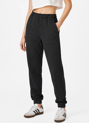 Rovitex - Calça Feminina Jogger Preto - ROVITEX
