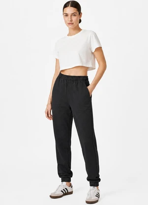 Rovitex - Calça Feminina Jogger Preto - ROVITEX