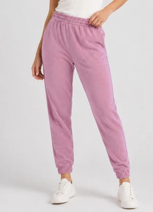 Rovitex - Calça Feminina Jogger Rosa - ROVITEX