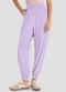Dianna - Calça Feminina Jogger Veludo Cotelê Roxo - variação: Roxo