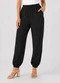 Infinita Cor - Calça Feminina Moletom Peluciado Preto - variação: Preto