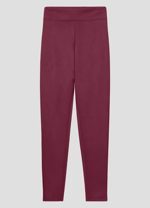 Cereja Rosa - Calça Feminina Montaria Aveludada Carmim - CEREJA ROSA
