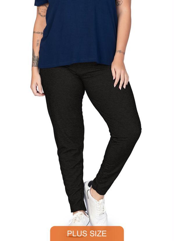 Miss Masy Plus - Calça Feminina Plus Size Paola Preto