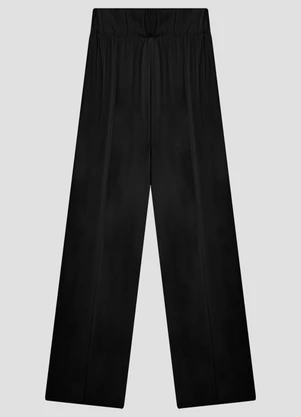Cereja Rosa - Calça Feminina Viscose Twill Preto - CEREJA ROSA