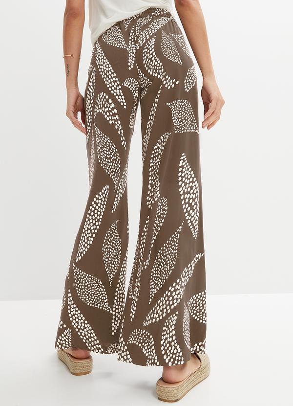 bonprix - Calça Folhagem Pontilhada em Linho 2
