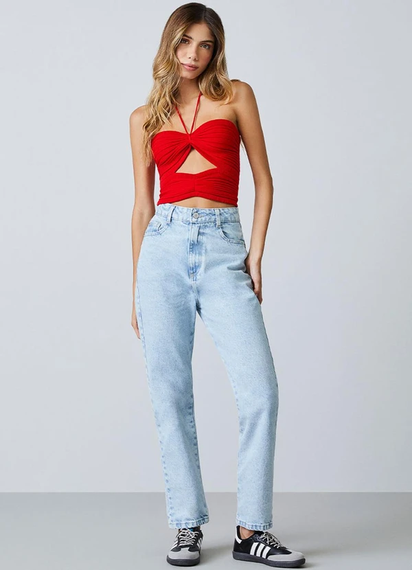 Authoria - Calça Jeans Azul Mom Azul 3