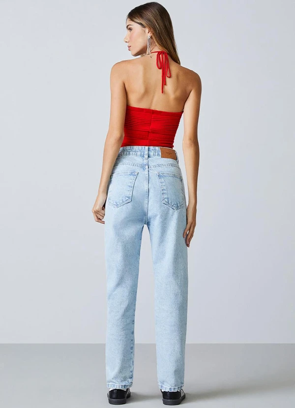 Authoria - Calça Jeans Azul Mom Azul 4