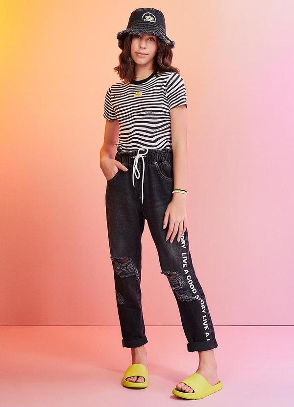 I Am - Calça Jeans Clochard Preto 3