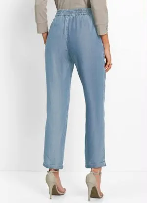 bonprix - Calça Jeans Comfort Azul Claro - BONPRIX