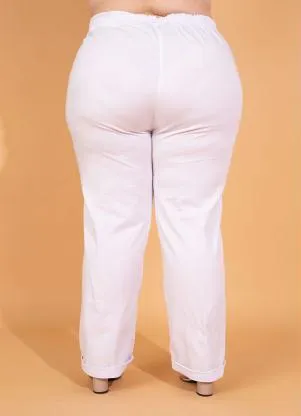bonprix - Calça Jeans Comfort Branca - BONPRIX