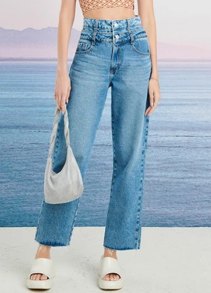 Calça Jeans Cós Duplo Azul TexBrands