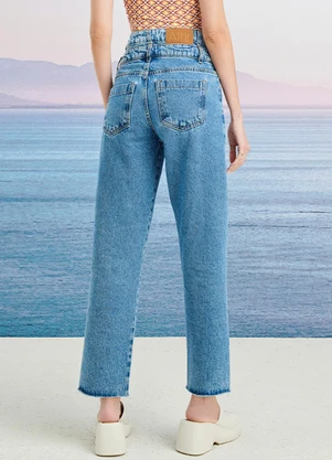 Authoria - Calça Jeans Cós Duplo Azul - AUTHORIA