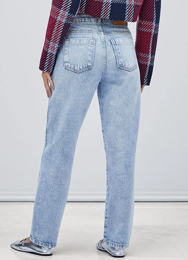Authoria - Calça Jeans Straight Azul 2