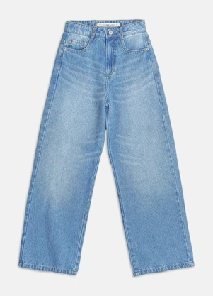 Authoria - Calça Jeans Wide Leg  Azul - AUTHORIA