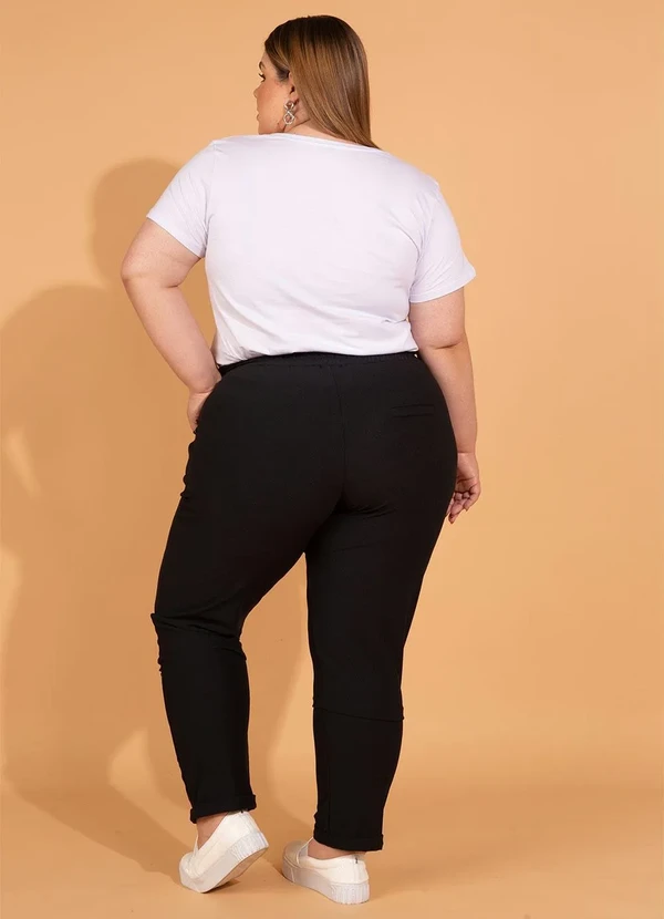 bonprix - Calca Jogger com Bolsos Preta 10