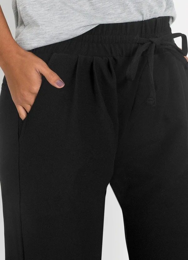 bonprix - Calca Jogger com Bolsos Preta 7