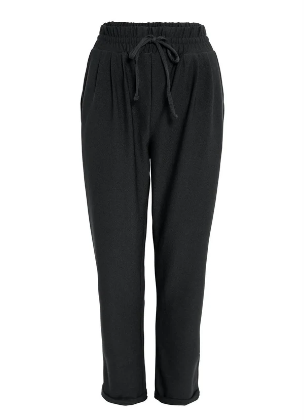 bonprix - Calca Jogger com Bolsos Preta 5