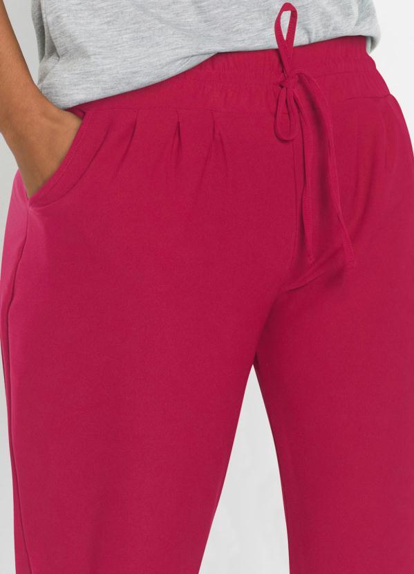 bonprix - Calca Jogger com Bolsos Rosa Pink 3
