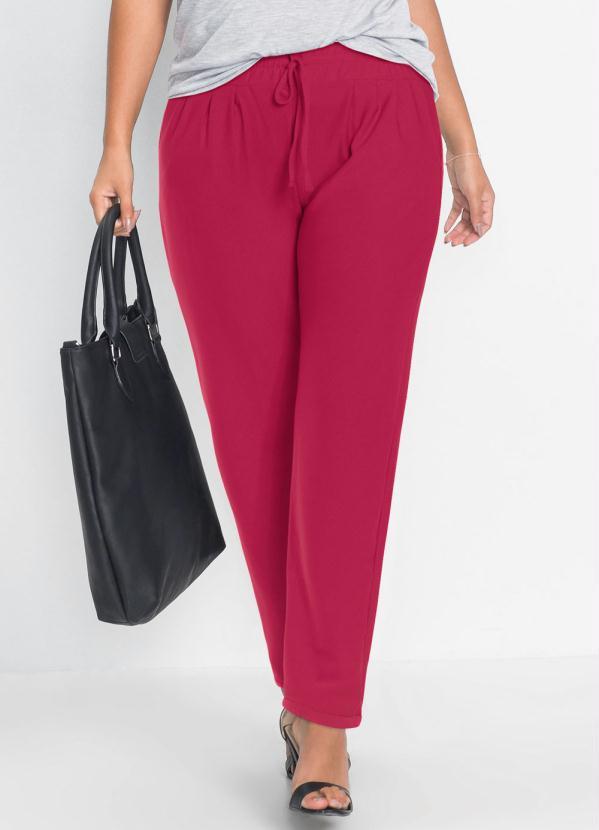 bonprix - Calca Jogger com Bolsos Rosa Pink 6