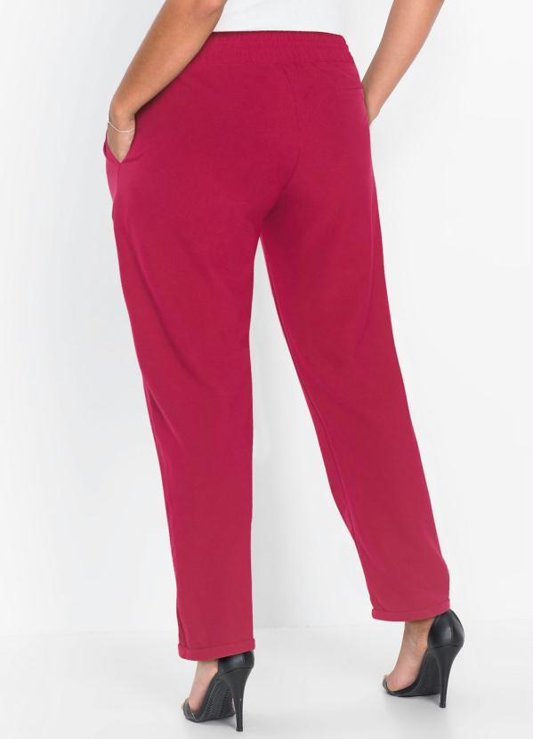bonprix - Calca Jogger com Bolsos Rosa Pink 7
