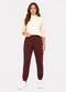 Rovitex - Calça Feminina Jogger Preto - variação: Vermelho