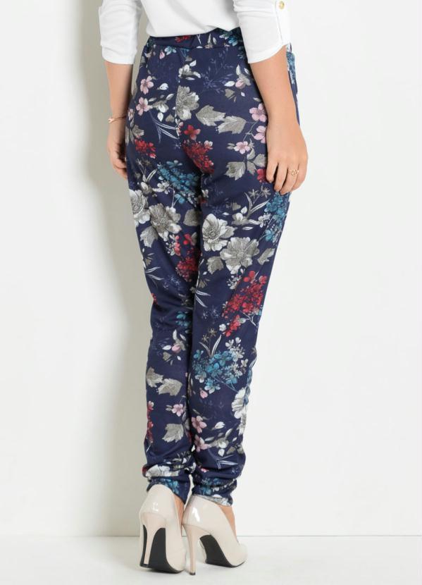 Outlet - Calça Jogger Floral com Elástico na Cintura 2